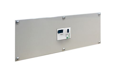 Панель для коммуникационного короба с устройством защитного отключения (30 мА), серая FERRUM 41.9118-7001