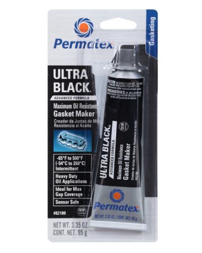 Герметик формирователь прокладок Ultra Black Maximum Oil Resistance RTV Silicone Gasket Maker, 95 г PERMATEX 82180