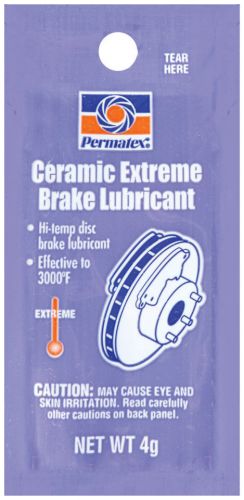 Смазка тормозных цилиндров и суппортов, керамическая Ceramic Extreme Brake Parts Lubricant, 4 г PERMATEX 09173
