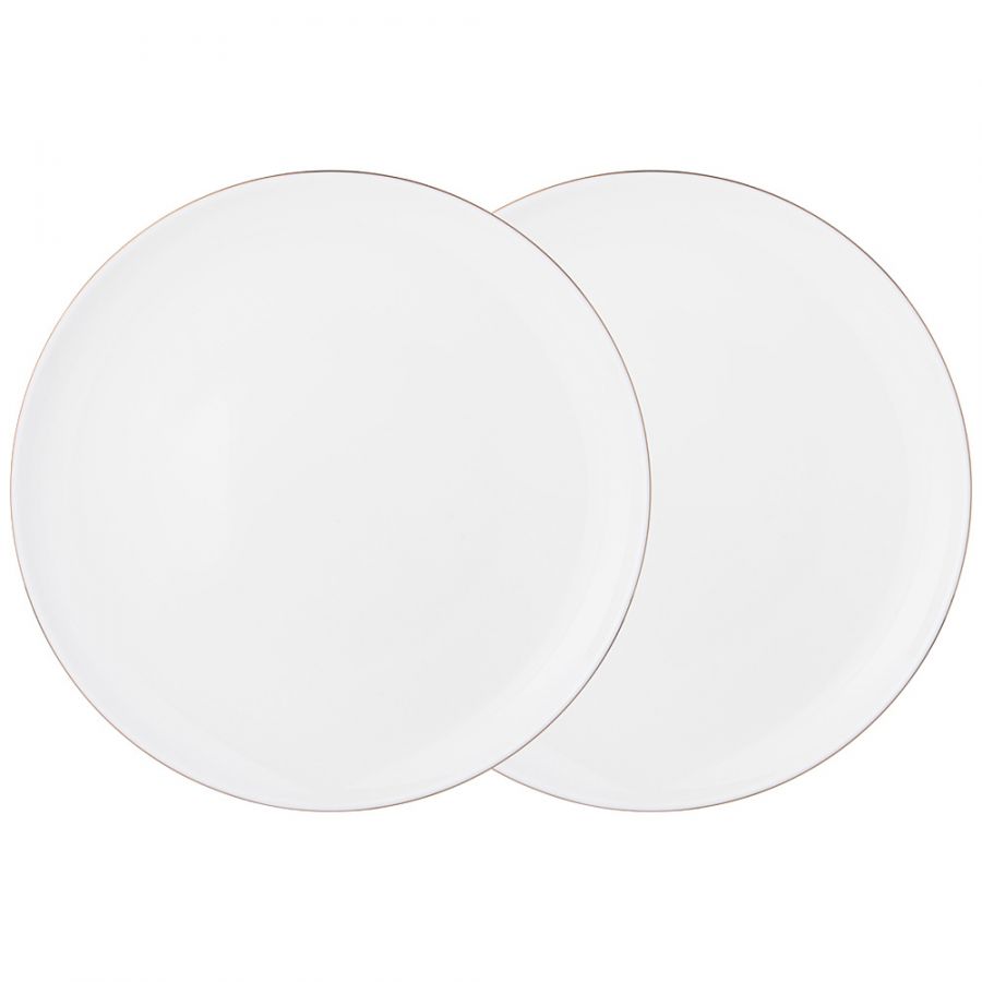 Набор тарелок обеденных "Кристал'' голд 2 шт. 26.5 см