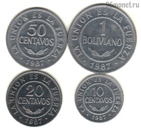 Боливия набор 1987