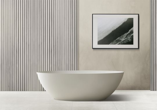Отдельностоящая ванна из искусственного камня ABBER Stein AS9625-1.6 белая матовая 160х75 схема 3