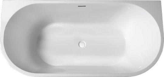 Пристенная акриловая ванна ABBER AB9216-1.5 150х80 ФОТО
