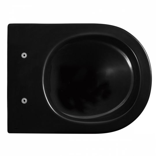 Комплект подвесной унитаз ABBER Bequem AC1100MB черный матовый с инсталляцией AC0105 и кнопкой AC0120MB черная матовая ФОТО