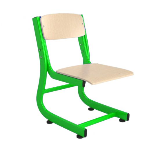 АТЛАНТ-ПРЕМИУМ стул ученический регулируемый (Зелёный металлокаркас)