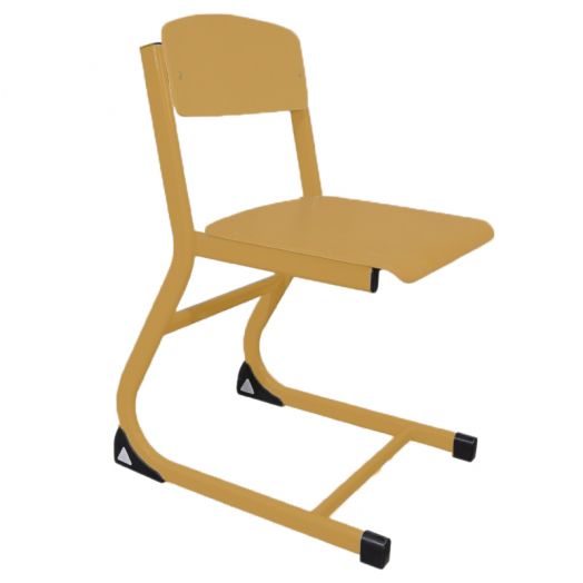 АТЛАНТ-ПРЕМИУМ стул ученический нерегулируемый (Оранжевый металлокаркас)