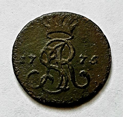 1 грош 1775 Польша Редкий год