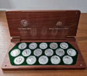 Австралия Набор 16 монет "Олимпийские игры в Сиднее" 2000 год Proof серебро