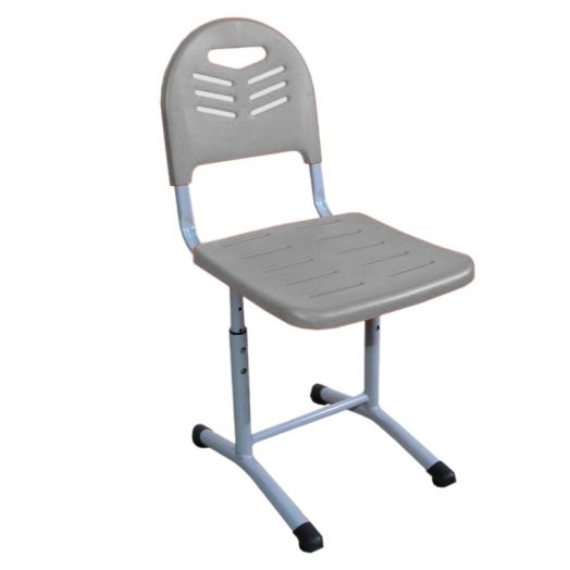 ВЕКТОР-FM стул ученический регулируемый (Серый пластик)