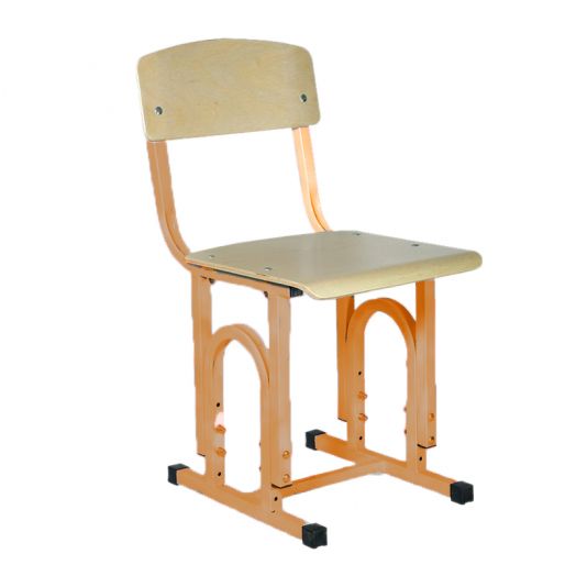 АРХИМЕД стул ученический регулируемый (Оранжевый металлокаркас)