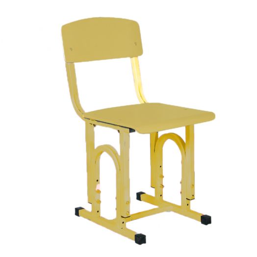 АРХИМЕД стул ученический регулируемый (Жёлтый металлокаркас)