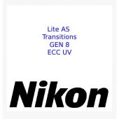 Nikon Lite AS 1.6 Transitions  Gen 8 ECC UV