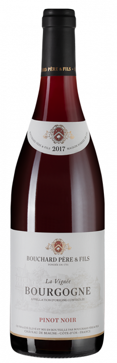 Bourgogne Pinot Noir La Vignee, 0.75 л., 2017 г.