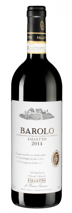 Barolo Falletto, 0.75 л., 2014 г.