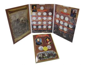Альбом - планшет под памятные монеты России, Отечественная война 1812 г. (блистерный)