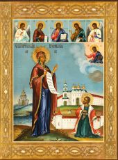 Икона Явление Богоматери святому Андрею Боголюбскому