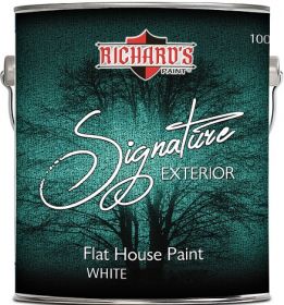 Краска Фасадная Richards Paint 100 Signature Ceramic Exterior 0,946л Белая для Наружных Работ / Ричардс