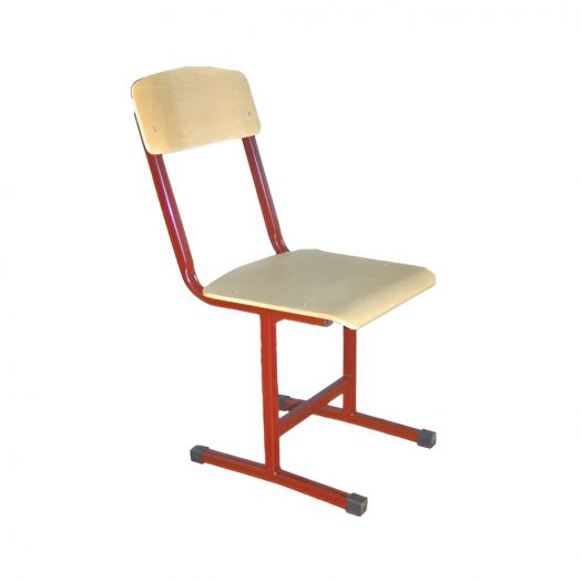 УМНИК стул ученический нерегулируемый (Красный металлокаркас)