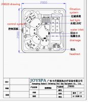Мини спа-бассейн JOY SPA jy 8020 схема 6
