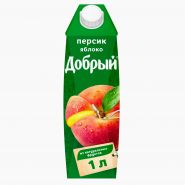Добрый Персик-Яблоко 1л/тп