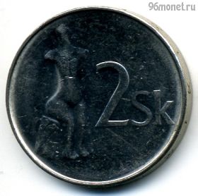 Словакия 2 кроны 2001
