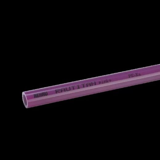 Труба из сшитого полиэтилена универсальная Рехау Rautitan Pink+ 20 х 2.8 мм (120 м), стоимость за 1 м