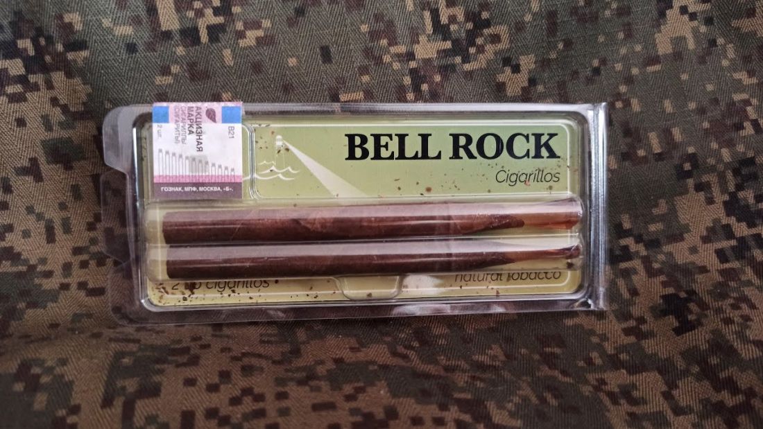 Сигариллы Bell Rock Tip - Natural Tobacco в блистере по 2 шт.
