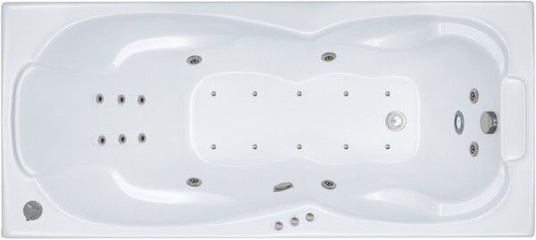 Акриловая ванна Triton Цезарь 180х80 см, аэромассаж
