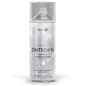 Грунтовка для Холодного Цинкования Аэрозоль Elcon Zintech 96 520мл Серый для Антикоррозионной Защиты Черных Металлов