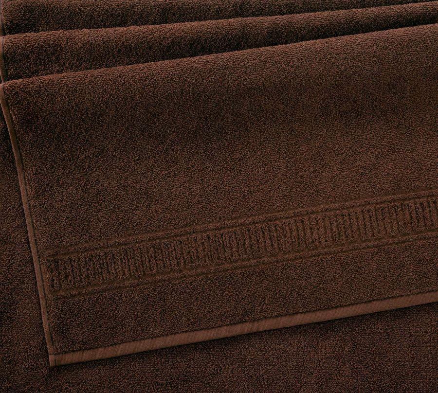 Полотенце махровое Орнамент коричневый