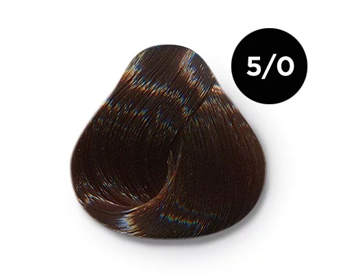 Перманентная крем-краска для волос OLLIN COLOR 5.0 светлый шатен