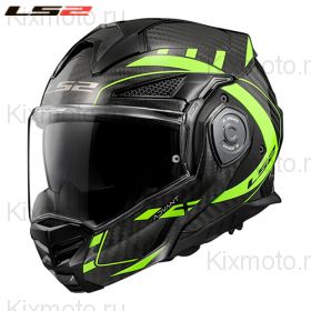Шлем LS2 FF901 Advant X Future Carbon, Черно-желтый