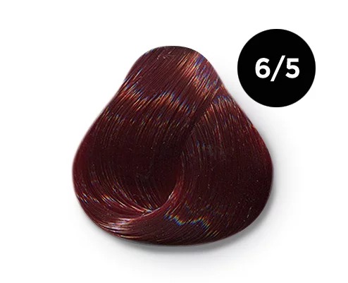 Перманентная крем-краска для волос OLLIN COLOR 6/5 темно-русый махагоновый