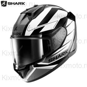 Шлем Shark D-Skwal 3 Sizler, чёрно-серо-белый