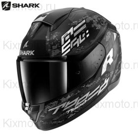 Шлем Shark Ridill 2, Черно-бело-серый