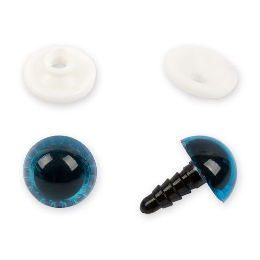 Глазки для игрушек HobbyBe пластик с фиксатором "С лучиками" 16 мм 1 пара Разные цвета (PGSL-16)