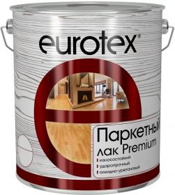Лак Паркетный Eurotex Premium 10л Алкидно-Уретановый Глянцевый / Евротекс Премиум.