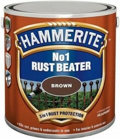 Грунт для Черных Металлов Hammerite Rust Beater 2.5л Антикоррозийный, Коричневый / Хаммерайт Раст Битер