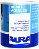 Эмаль Акриловая Aura Luxpro Remix Aqua 30 0.9л Полуматовая, Водоразбавимая для Внутренних и Наружных Работ / Аура
