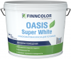 Краска для Потолка Finncolor Oasis Super White 3л Глубокоматовая / Финнколор Оазис Супер Вайт