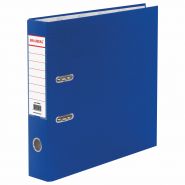 Папка-регистратор BRAUBERG с покрытием из ПВХ, 70 мм, синяя (удвоенный срок службы) 220893