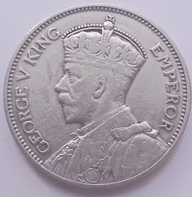 Король Георг V 1 шиллинг Новая Зеландия 1935