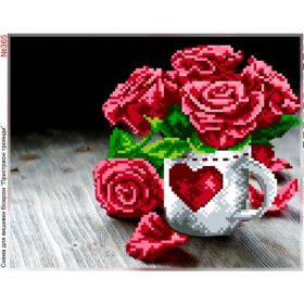Biser-Art 365 Страстные розы набор для вышивки бисером купить в магазине Золотая Игла