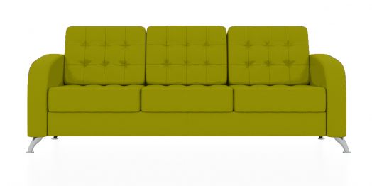 Трёхместный диван Рольф (Цвет обивки жёлтый/оливково-жёлтый)