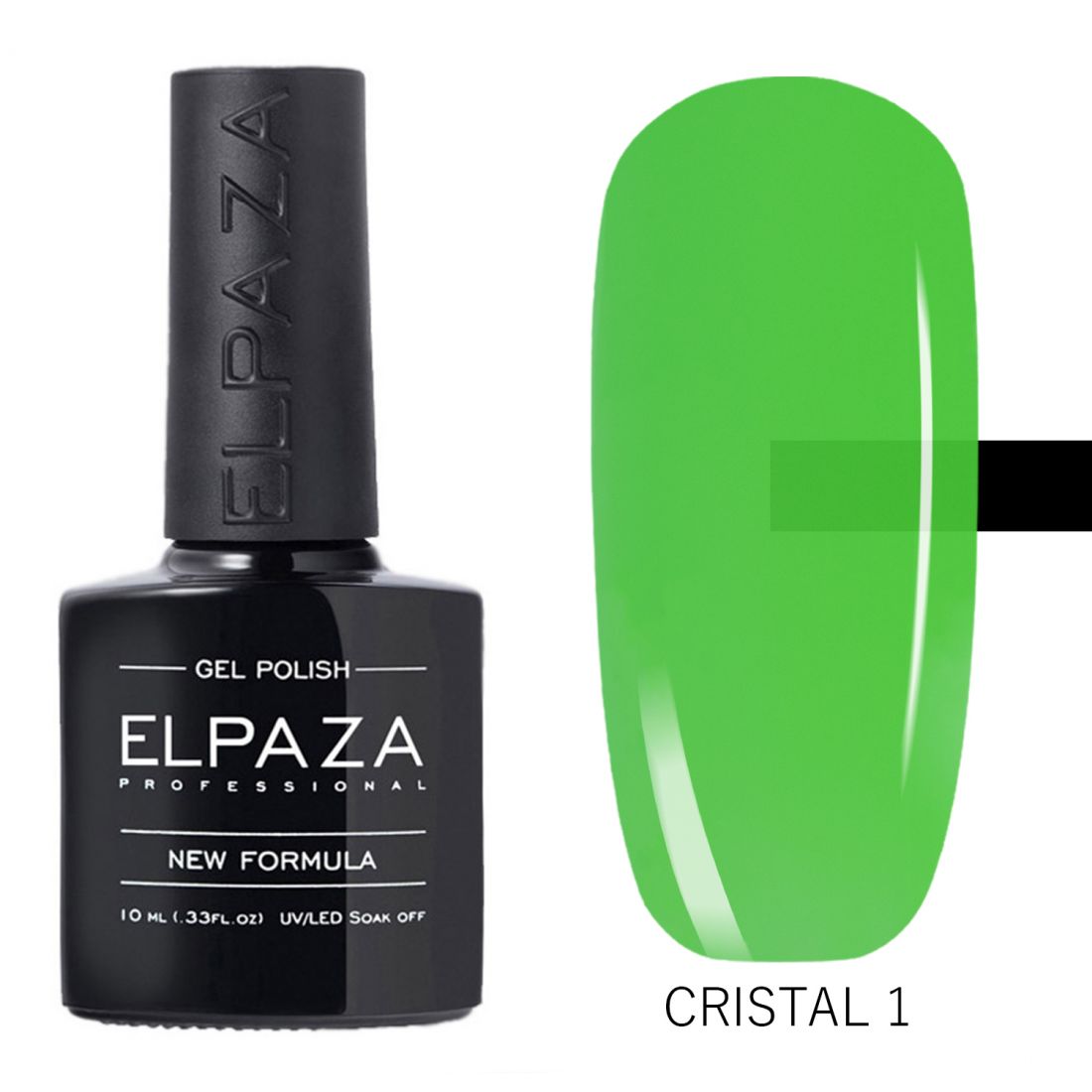 Elpaza Cristal витражный гель-лак №1   10 мл