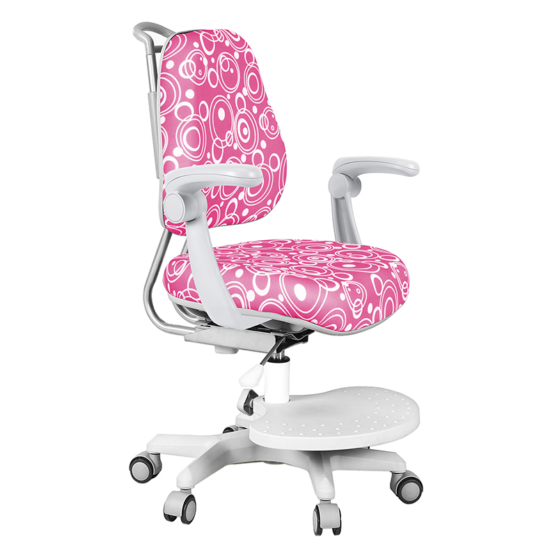 Детское растущее кресло Anatomica Ragenta (розовый с мыльными пузырями)