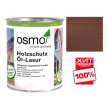 ХИТ! Защитное масло-лазурь для древесины для наружных работ OSMO 727 Holzschutz Ol-Lasur Палисандр 0,125 л Osmo-727-0,125 12100052