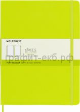 Книжка зап.Moleskine XLarge Classik нелинованная лайм QP092C2