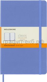 Книжка зап.Moleskine Large Classic линейка голубая гортензия QP060B42