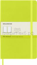 Книжка зап.Moleskine Large Classic нелинованная лайм QP062C2